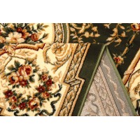 Covor Dreptunghiular - Lotus Oriental - Culoare Verde - 568/310